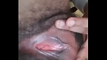 Shaved black pussy