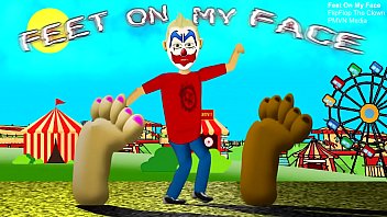 FlipFlop The Clown（Foot Fetish Rap Song）による私の顔の足