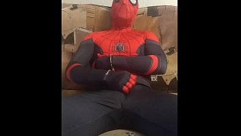 gay spiderman solo traje de spandex