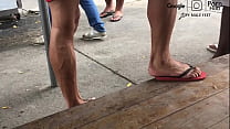Candid Male Feet