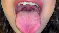 Fetish della bocca - Lisa Mouth Part2 Video1