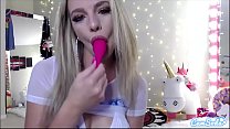 CamSoda - Tiffany Watson Masturbación por primera vez con webcam