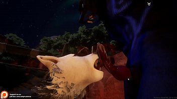 WILD LEBEN Spiel pelzigen Animation 3D-Sex Wolfs Fantasie dominiert