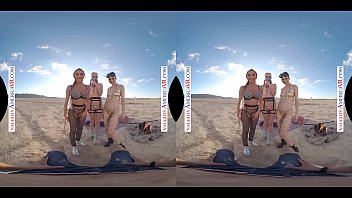 Naughty America - VR puedes follarte a 3 chicas en el desierto