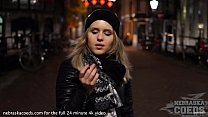 ночь в Амстердаме с латышской студенткой линдой