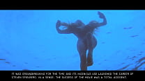Jaws: Sexy Nude Loira Skinny Dipping Girl GIF