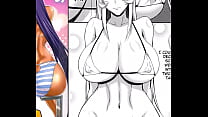 MyDoujinShop - Bimbos de pechos grandes se ponen cachondos en bikini sling Ikkitousen Hentai Comic
