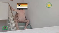 sexo en las escaleras de nuestra casa
