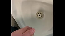 Having a risky wank In public toilets