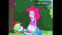 MLP - Clop - Pinkie Pie x Futa Rainbow Dash par PeachyPop34 (Son ajouté, HD)