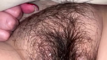 Very hairy vulva