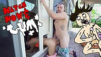 Latin Teen Jocelyn Stone Gets Stuck In The Door, Jmac Uses His Big Dick To Help
