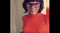 Sexy Cosplay Scoobydoo Vilma Putain avec des lunettes
