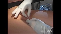 How a pearcing is placed in a vagina of a hot girl