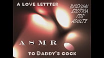 ASMR Carta de amor para o pau do papai