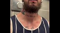 .com/tattoogayman2 - horny at gym toilett