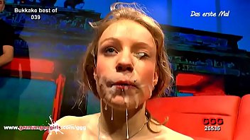 Fresh faced Meli gets face cum creamed - German Goo Girls