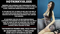 Hotkinkyjo arruinou o buraco anal empunhado por AlexThorn até prolapso