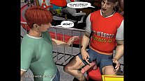 CHARLIE BEIM KARNEVAL: 3D Gay World Comics