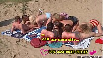 Horny Lesbians on beach