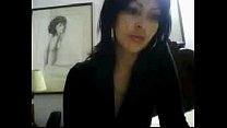 Garota colombiana de Cali brincando na webcam