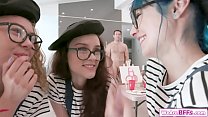 3 teen artist fucked by their nude model