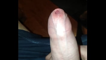 Playing with my big hard cock stroking untill I cum