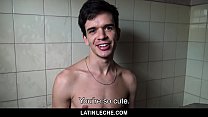 I Filmed A Strange Gay Boy (Sebastian) Sucking My Uncut Cock - Latin Leche
