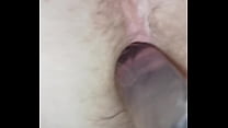 Young guy fucked with dildo