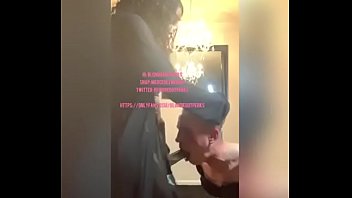 using sissies face as a spit rag then fucking his throat