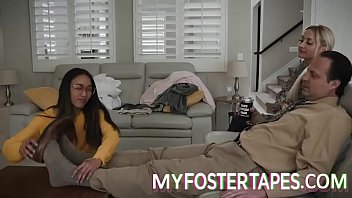 Asian foster candidate Aria Skye is very excited to get adopted by Misha Mynx and her husband, however, upon moving into their home, she finds that she is asked to do many of the household chores. - FULL SCENE on http://www.myfostertapes.com