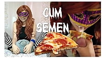 I like pizza with cum