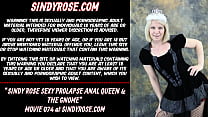 Sindy Rose sexy prolapse anal queen y el gnomo