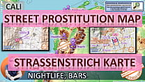 Cali, Colombia, Mappa del sesso, Mappa della prostituzione di strada, Centri massaggi, Bordelli, Puttane, Escort, Callgirls, Bordell, Freelance, Streetworker, Prostitute
