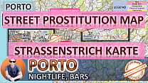 Porto, Portogallo, Mappa del sesso, Mappa della prostituzione di strada, Centri massaggi, Bordelli, Puttane, Callgirls, Bordell, Freelance, Streetworker, Prostitute