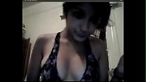 Cute teen flash tits and ass webcam