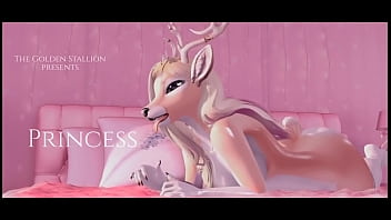 プリンセス-甘やかされて育った鹿は筋肉質のスタリオンに激しく犯される