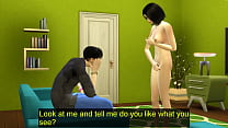 Asian step Mom Shows Her Body To Her Son And Help Him To Have Sex After A long Time In The Coronavirus Pandemic - Japanese Mom And Son