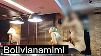 Giving my ass on the pool table... complete video on  bolivianamimi