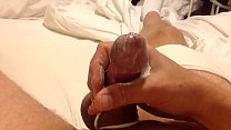 Jack off with thick cum load
