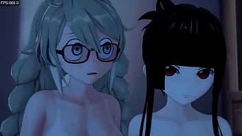 Vídeos eróticos 3D de la hermana mayor de Enma y la del hombre