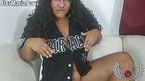 FlorMariaPron. Total masturbation with toy until orgasm with squirt