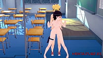 Naruto Hentai - fickt Sarada in der Schule - Harter Sex mit Crempie