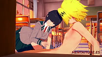 Boku No Hero Hentai  - Jiro Kyoka & Kaminari Denki Sex at Classroom Handjob, Blowjob, Boobjob & Fucked 1/2 11 min