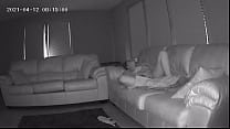 Sister in Law Caught Masturbating on My Couch Housesitting Hidden Cam 8 min