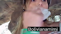 Без трусиков и сосательных валиков на тобоггане ... Обожаю этот адреналин ... Я не могу себя контролировать Приходите посмотреть видео на bolivianamimi.tv