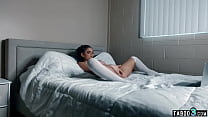 Teen Athena Faris presents a hot masturbation session to perv