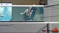 FLAGA COUPLE WAS FILMED HAVING SEX ON THE BALCONY - LORRANY EXOTICA