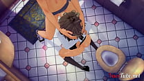 Fate FGO Fate Grand Order Yaoi Hentai 3D - Зиг делает Широ минет в рот, а он кончает ему в рот - Гей аниме порно