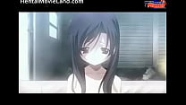 Невинная школьница из аниме отсасывает жестко